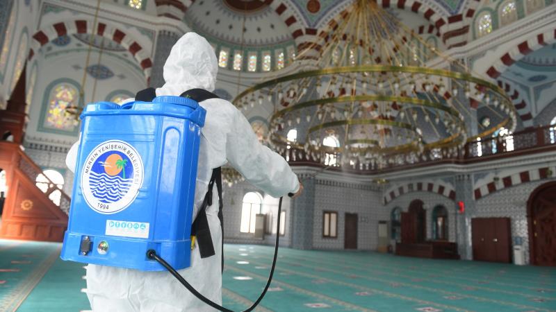 Yenişehir Belediyesi virüsle mücadeleye devam ediyor 