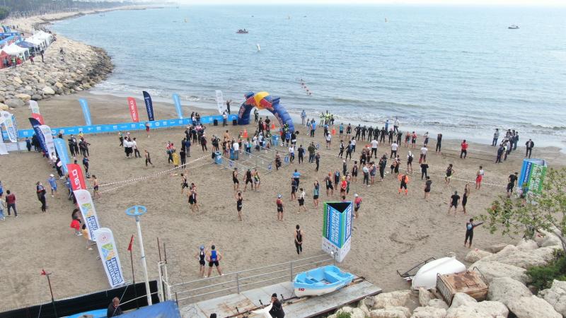 Yenişehir’de triatlon heyecanı yaşandı