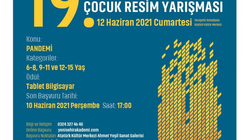 19. Geleneksel Ahmet Yeşil Çocuk Resim Yarışması Başvuruları Başladı 