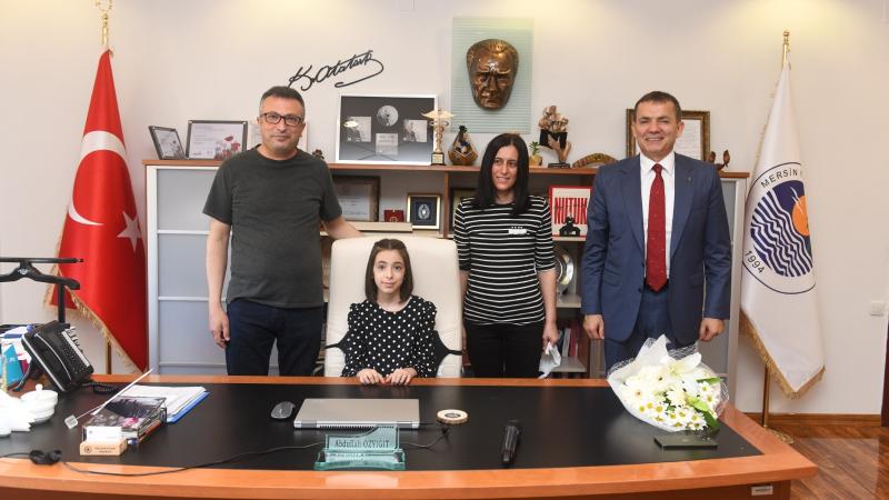 Minik İdil’den Başkan Özyiğit’e teşekkür mektubu