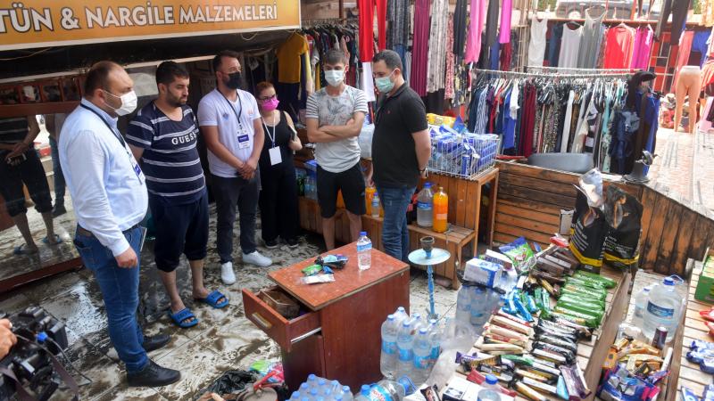 Yenişehir Belediyesi hasar tespit çalışması yapıyor