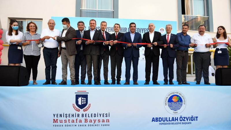 Yenişehir Belediyesi erkek öğrenci yurdunu hizmete açtı