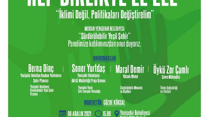 Sürdürülebilir Yeşil Şehir Panelimize tüm hemşerilerimizi bekliyoruz.