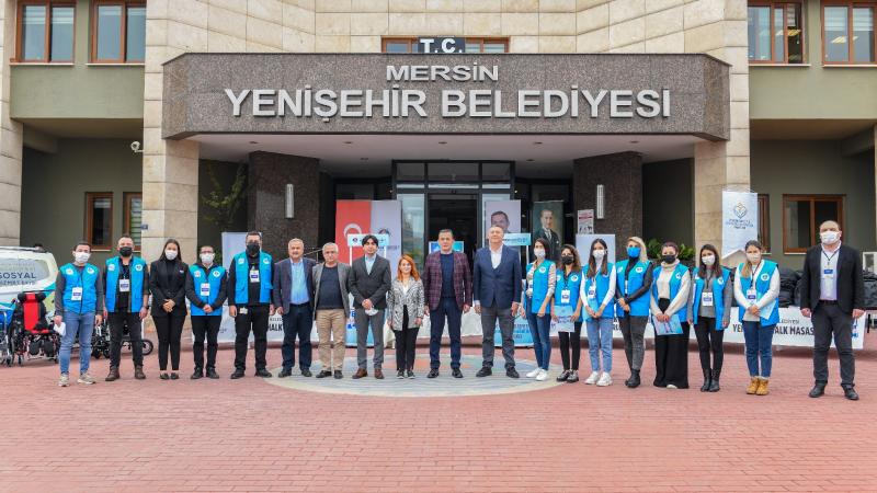 Yüzlerce aile Yenişehir Belediyesinin sosyal yardımlarıyla yeni yıla giriyor