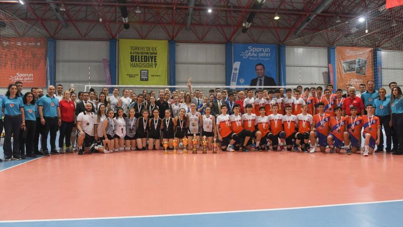 Festival Voleybol 4 bin 500 sporcunun katılımıyla sona erdi