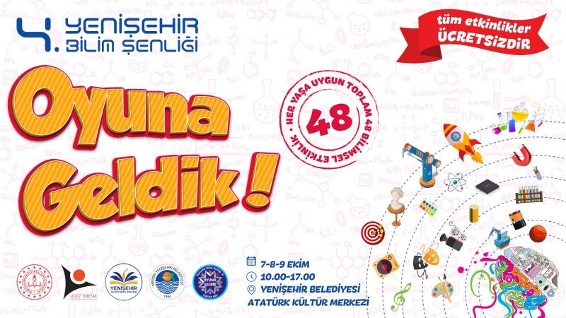 4. Yenişehir Bilim Şenliği için geri sayım başladı