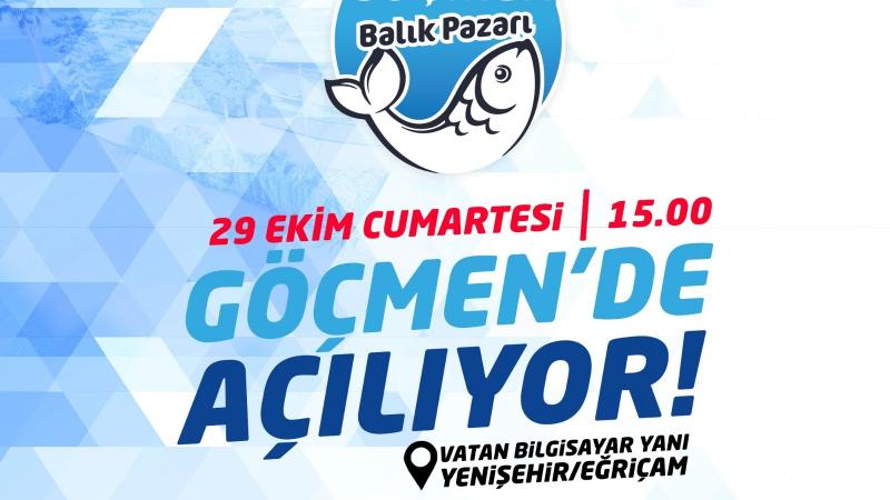Yenişehir Belediyesi Göçmen Balık Pazarı 29 Ekim’de açılıyor
