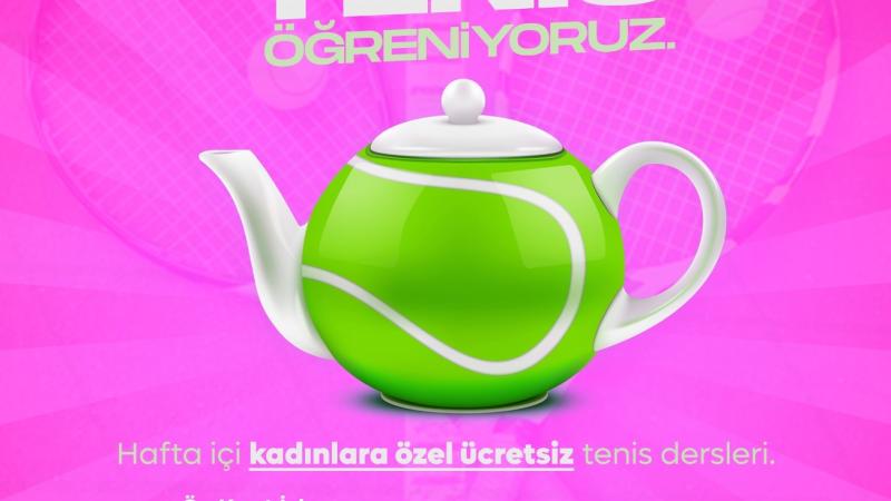 Çay saatinde tenis öğrenmeye ne dersiniz