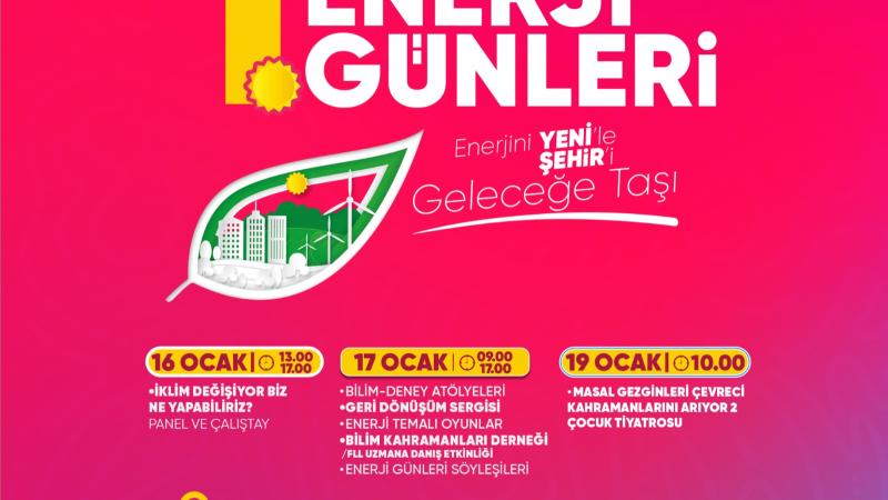 Yenişehir Belediyesi “1.Enerji Günleri” düzenliyor