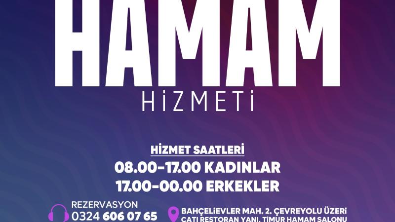 Yenişehir Belediyesinden depremzedeler için hamam hizmeti