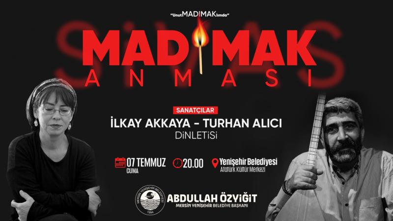 Madımak’ta yaşamını yitirenler Yenişehir'de anılacak