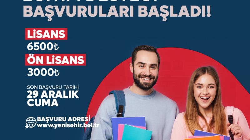 Karşılıksız Eğitim Desteği Başvuruları Başladı!