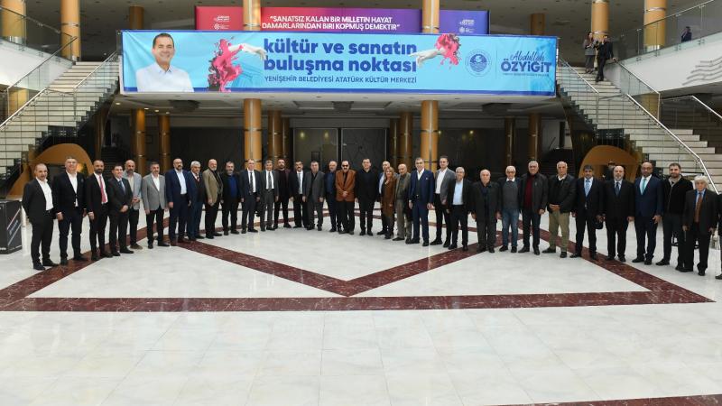 Başkan Abdullah Özyiğit sivil toplum kuruluşları ile buluşmalarını sürdürüyor