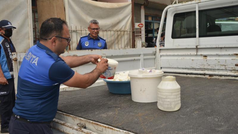 Yenişehir Belediyesi kaçak peynir imalathanesini mühürledi