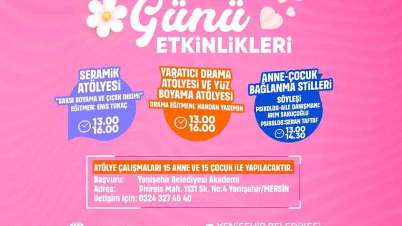 Anneler Günü Etkinlikleri (Pazartesi)