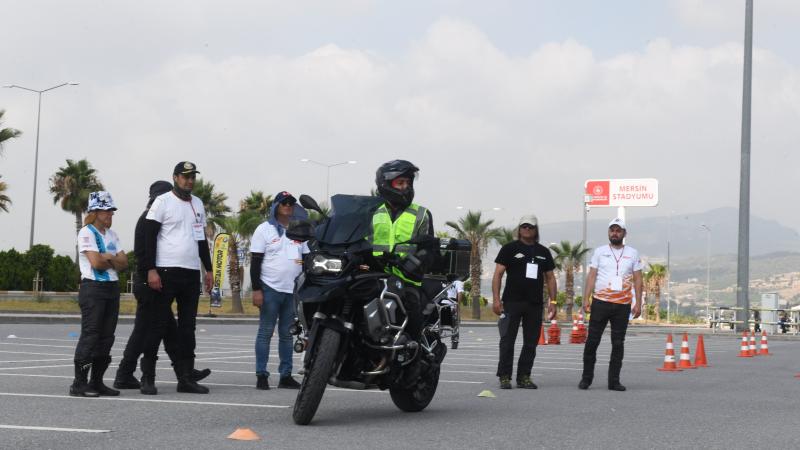 İleri sürüş motosiklet eğitimleri Yenişehir Belediyesinin destekleriyle veriliyor