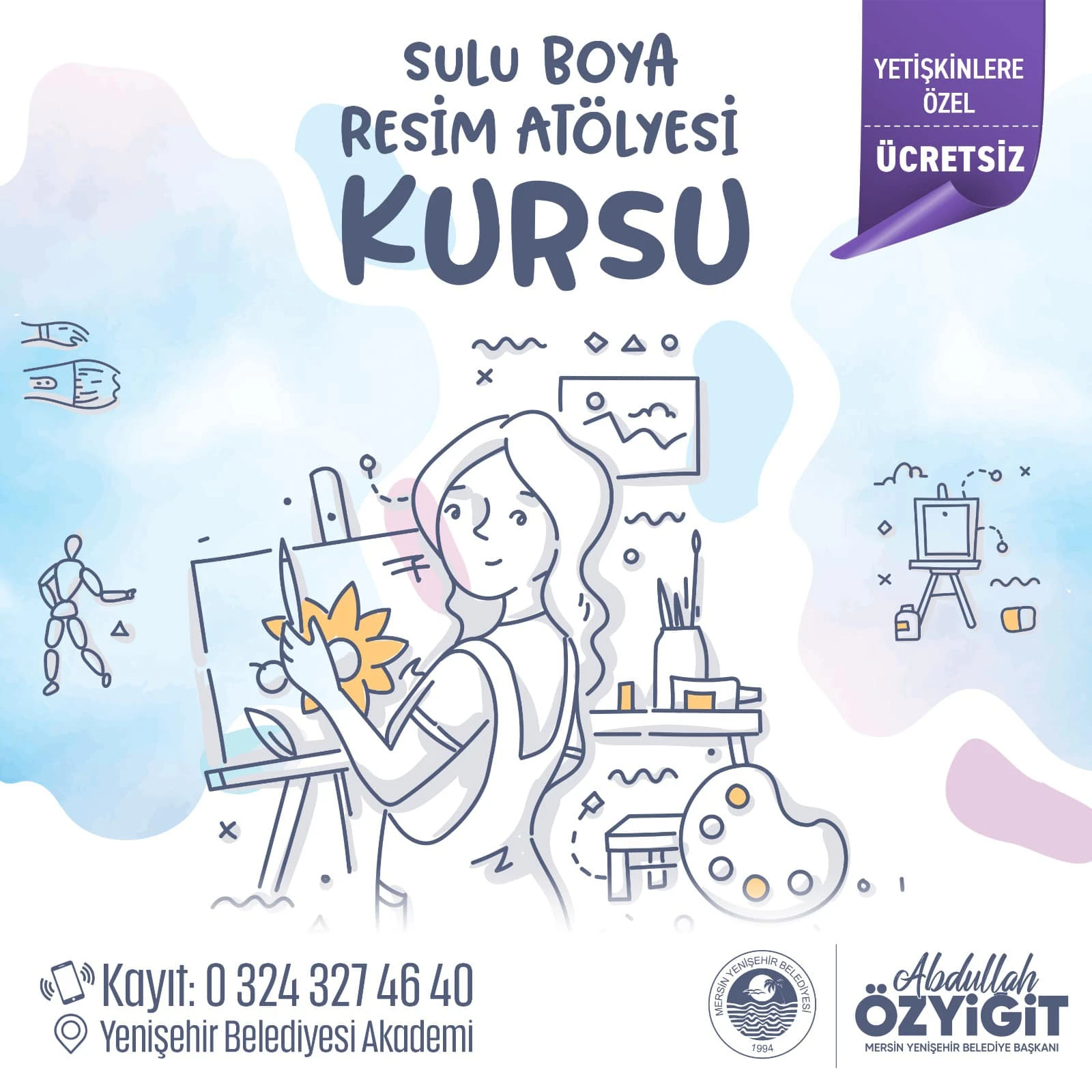 Sulu Boya Resim Atölyesi Kursu