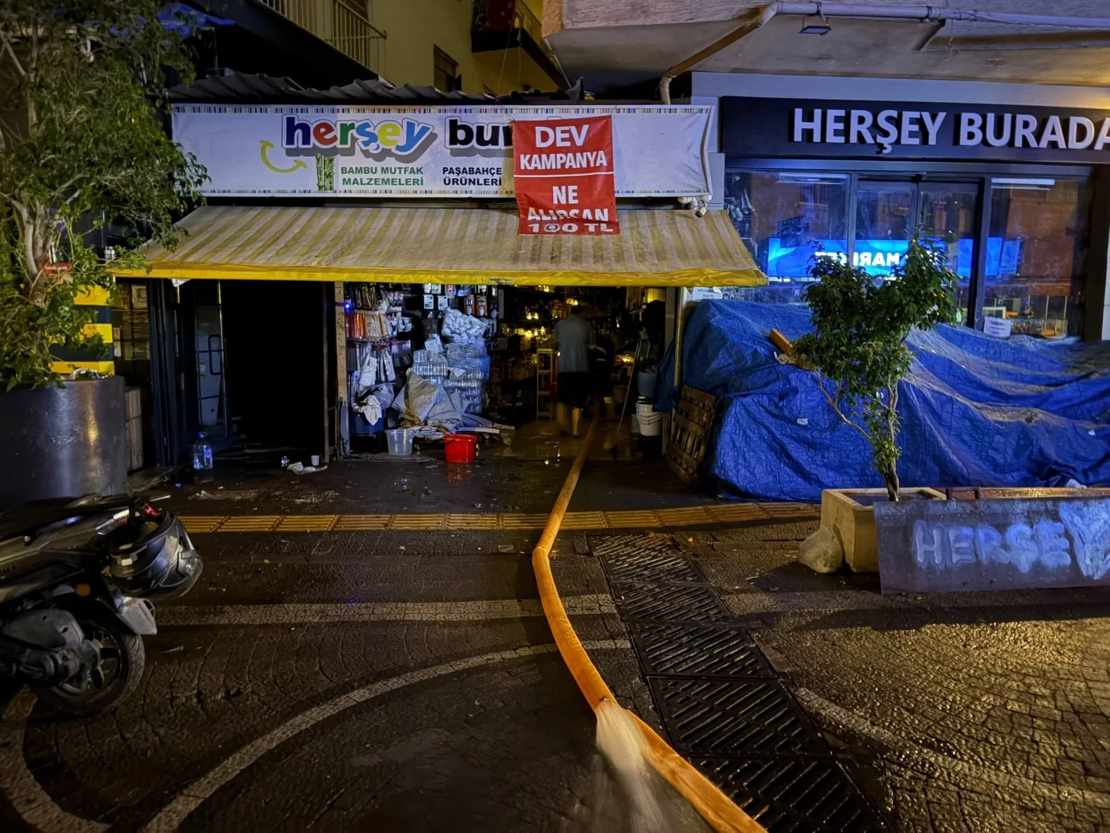 Yenişehir’de ekipler gece boyunca teyakkuzda