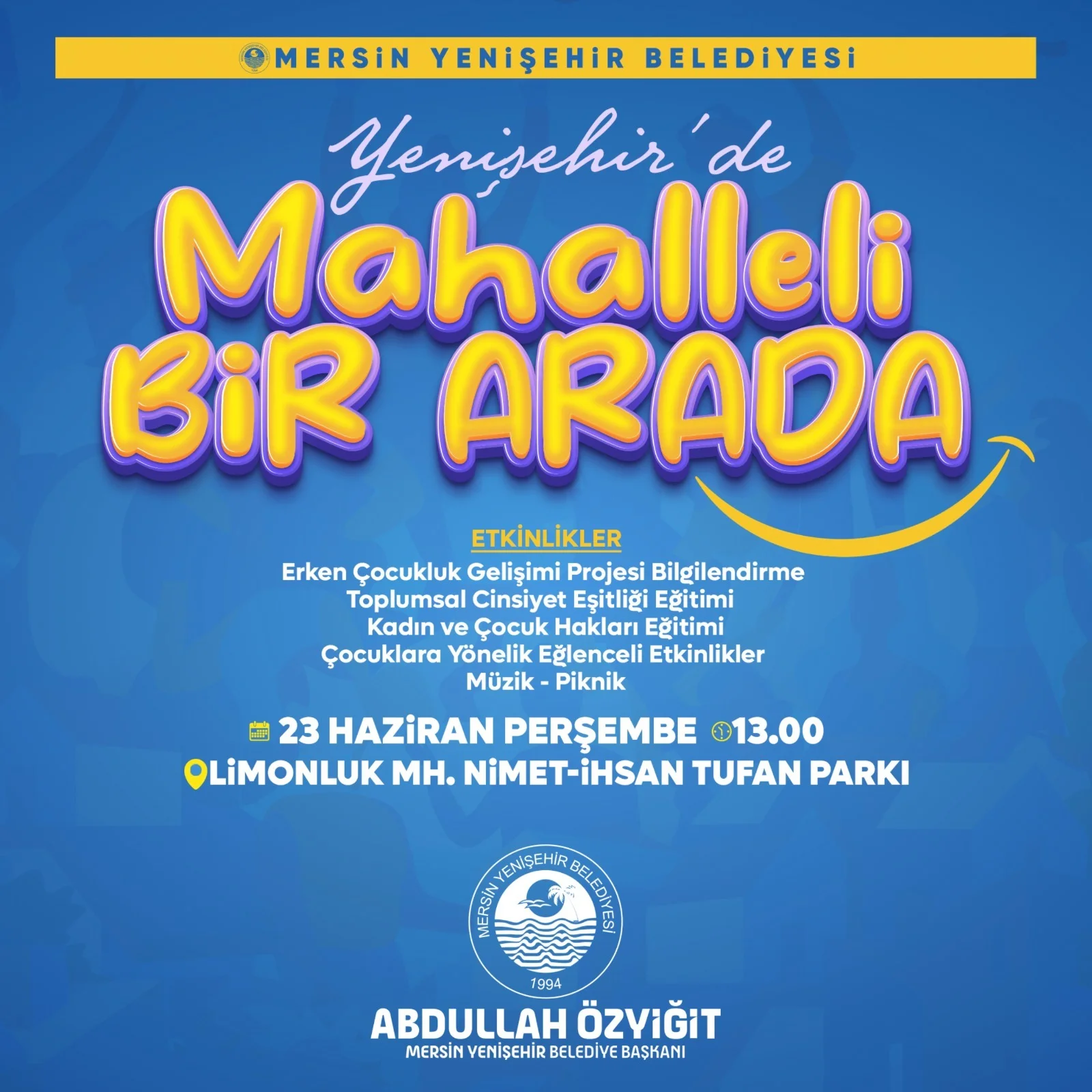 Yenişehir’de Mahalleli Bir Arada