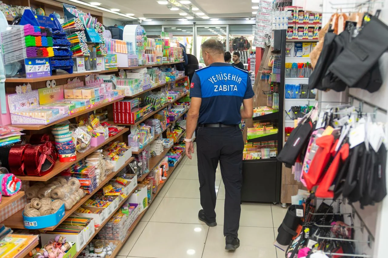 Yenişehir’de okul alışverişine sıkı denetim