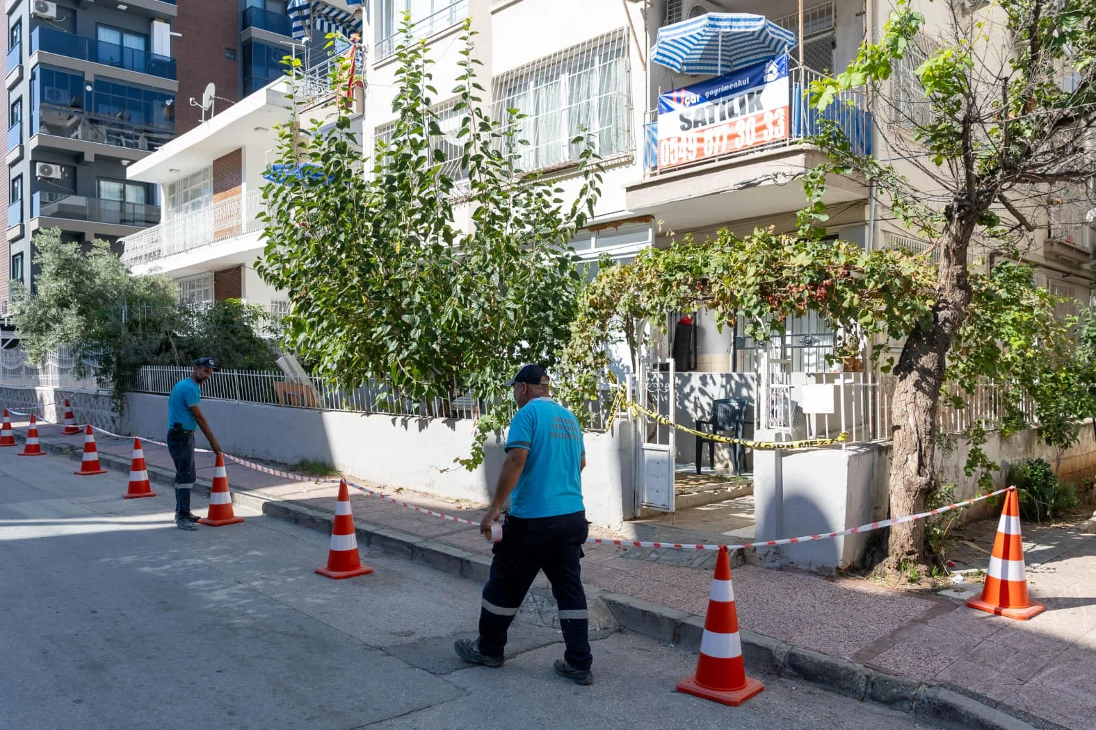 Yenişehir Belediyesi çökme bölgesinde tüm önlemleri aldı