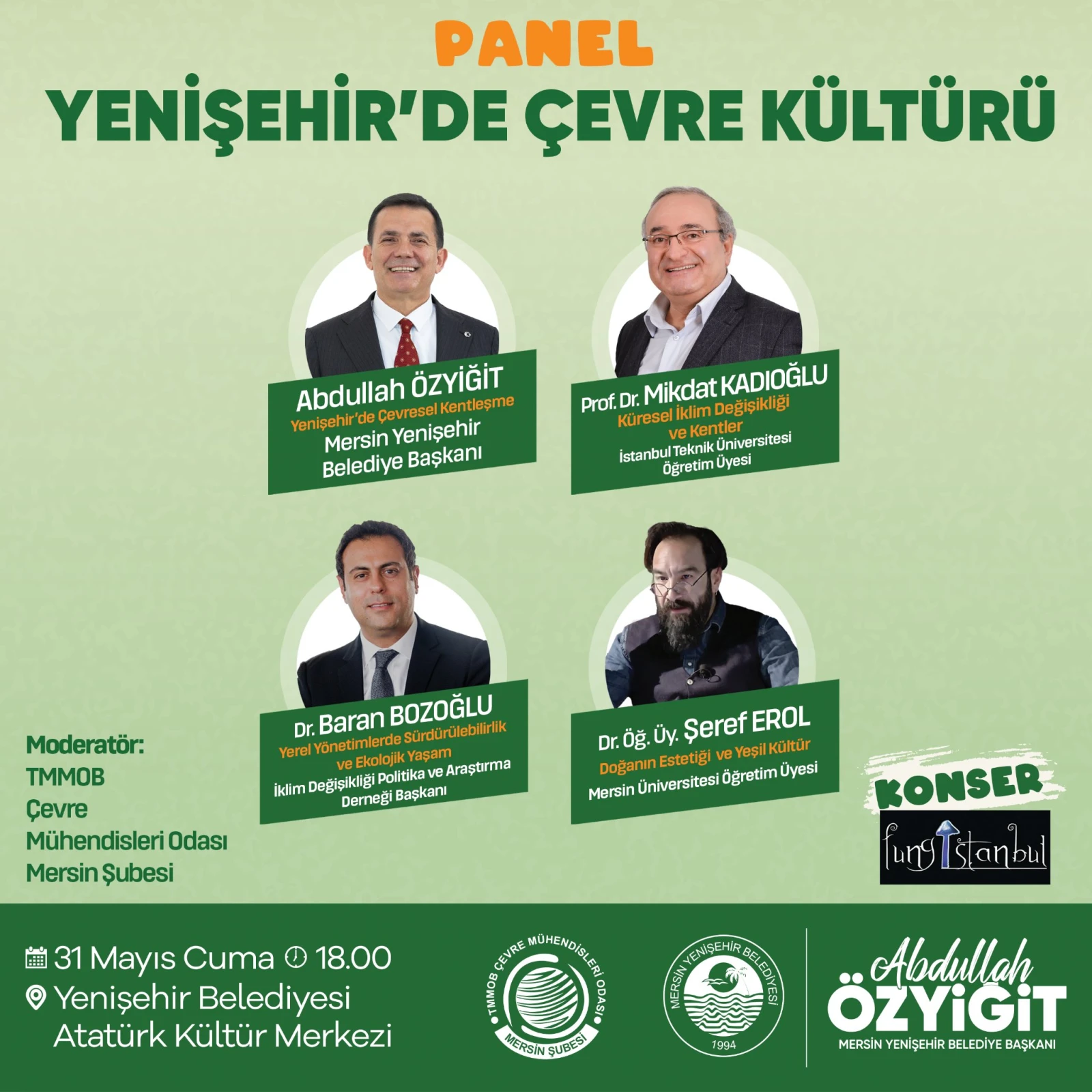 Yenişehir'de Çevre Kültürü Paneli