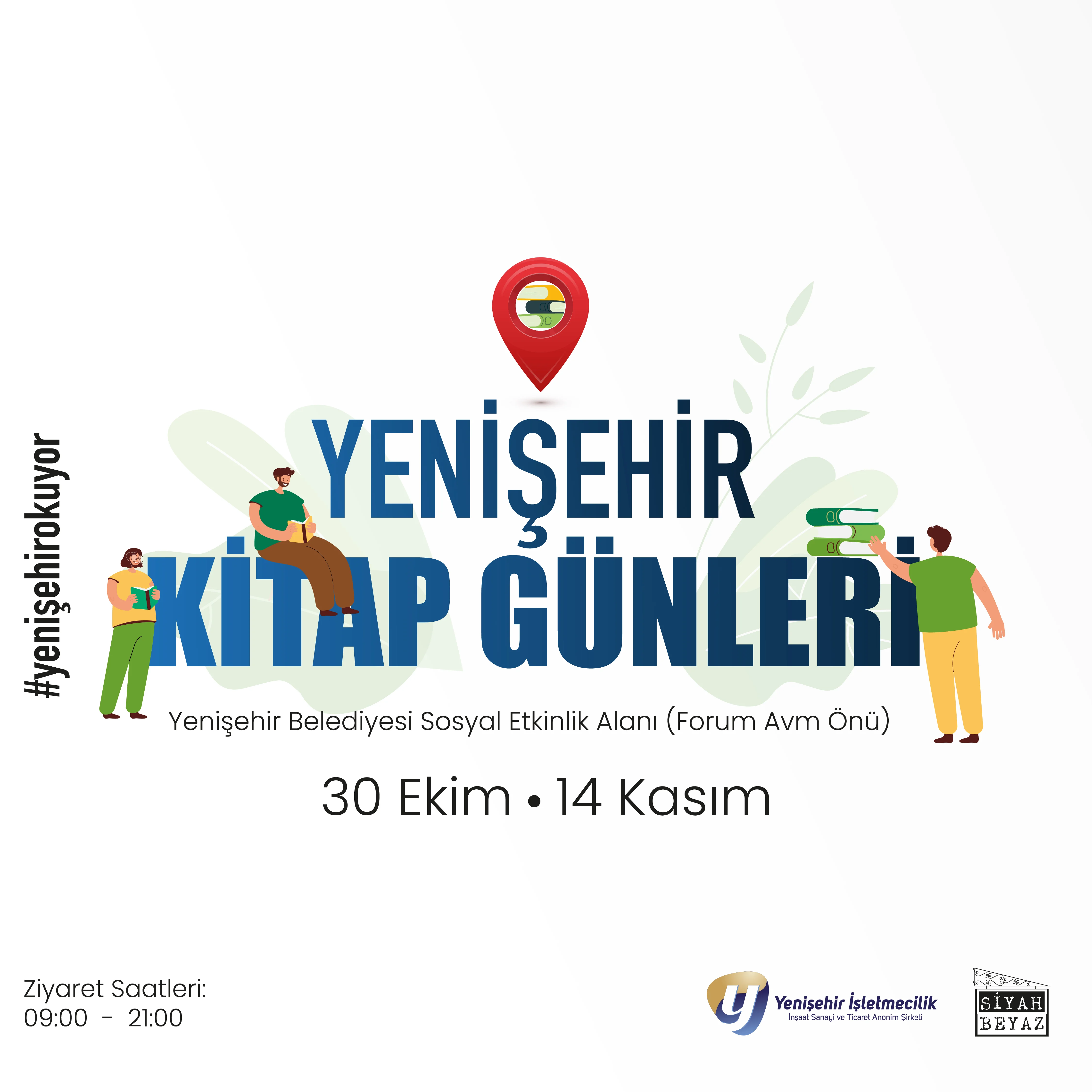 Yenişehir Kitap Günleri 30 Ekim - 14 Kasım