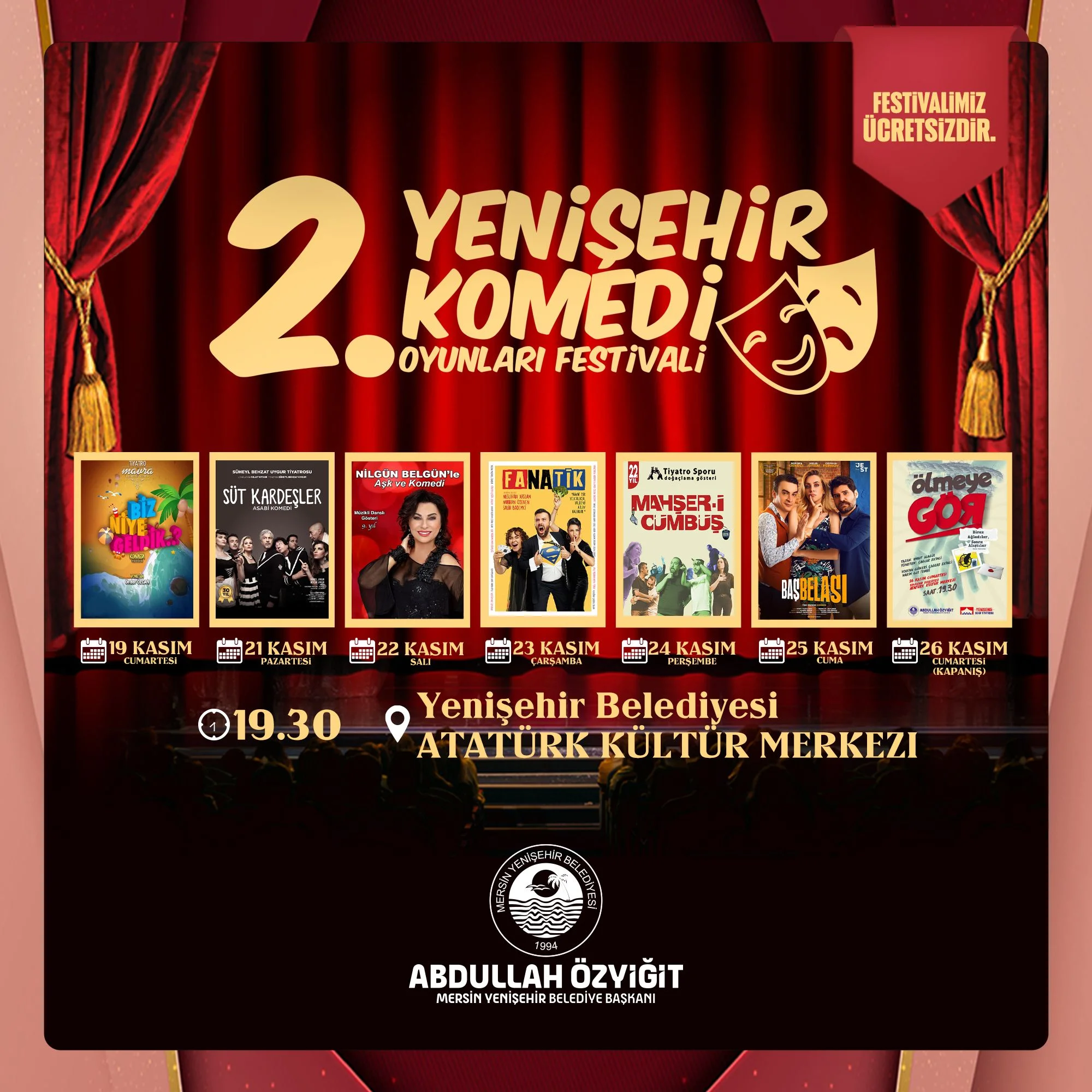 Yenişehir Komedi 2.Oyunları Festivali
